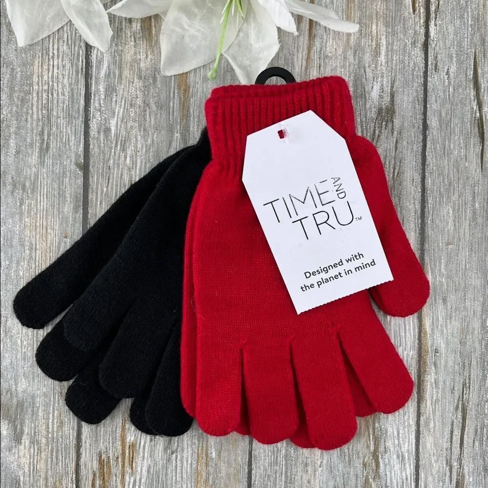 Women's Knit Gloves Winter 6-Pack